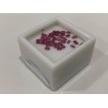 2.28 CARATS RUBIES - MIXED SIZE BAGUETTE CUTS