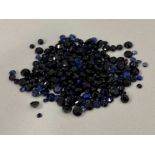 20.05 CARATS BLUE SAPPHIRES - SMALL ROUND CUTS