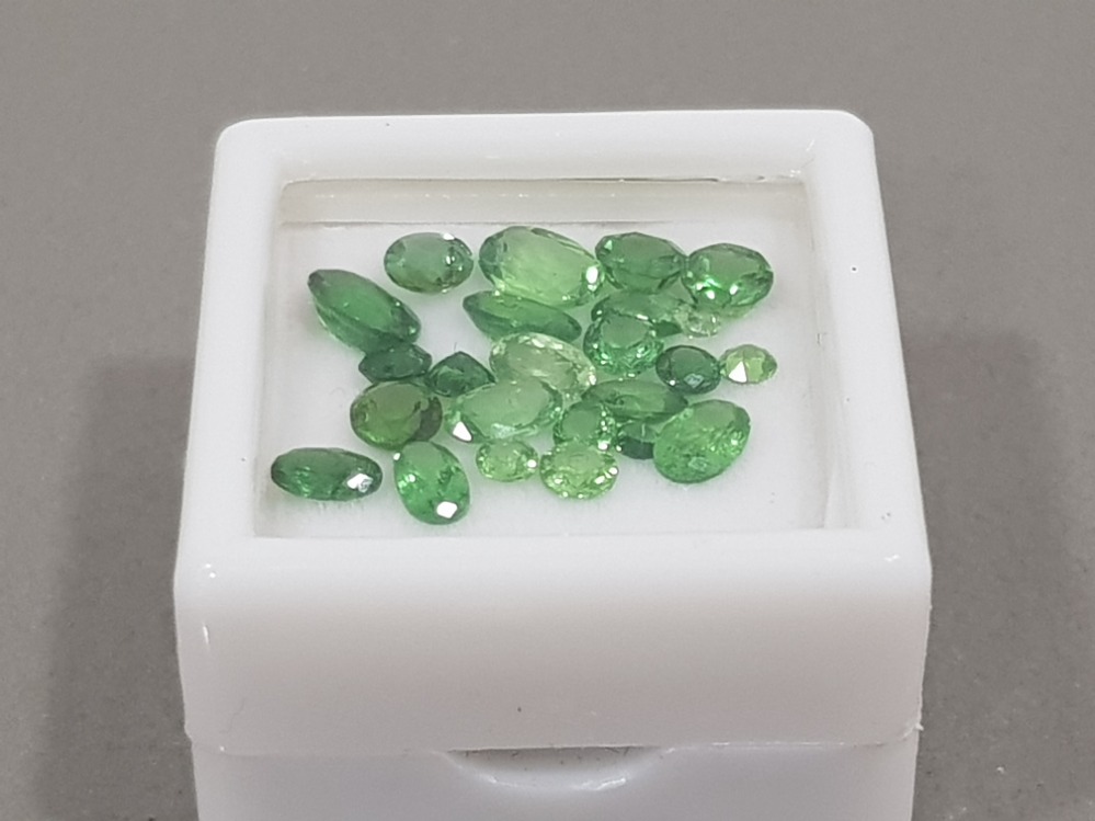 5.45 CARATS TSAVORITE MIXED CUTS