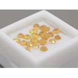 5.41 CARATS FINE YELLOW SAPPHIRES ROUND CUT