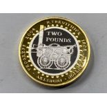 UNITED KINGDOM 2004 SILVER PROOF PIEDFORT 2 POUNDS COIN CELEBRATING THE 200TH ANNIVERSARY OF THE