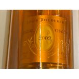 BOTTLE OF LOUIS ROEDERER CRISTAL CHAMPAGNE VINTAGE 2002 750ML IN ORIGINAL BOX