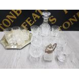 4 ROYAL DOULTON BRANDY SNIFTERS 2 DOULTON WHITE WINE GLASSES SCALLOP SHELLS AND SWAGS WITH 4 CZECH