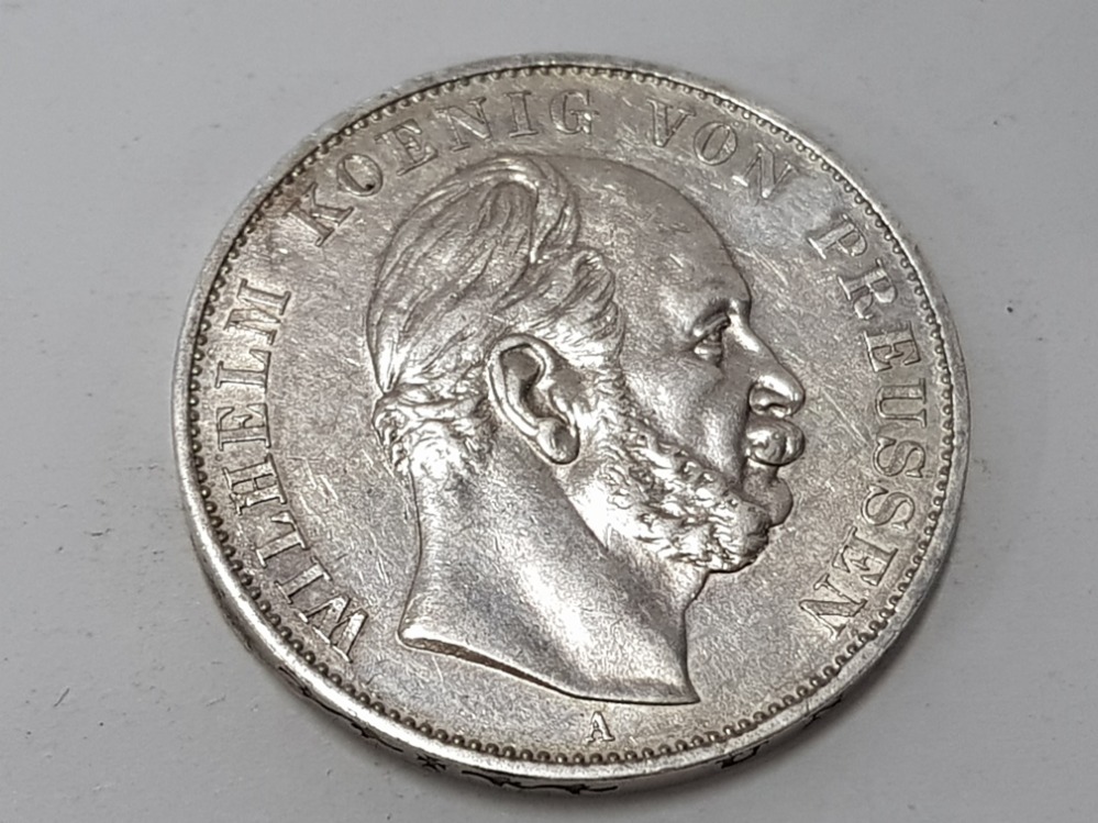 GERMAN SILVER THALER 1871 BERLIN - Image 3 of 6