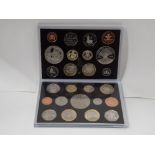 2 ROYAL MINT PROOF YEAR SETS INCLUDES 2005 12 COIN NELSON SET TOGETHER WITH 2006 BRUNEL SET 13 COINS