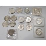 UNITED STATES OF AMERICA LARGE COLLECTION OF HALF DOLLARS MAINLY B.UNC WITH LUSTRE