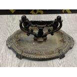 ANTIQUE CAST IRON SHOE SCRAPER