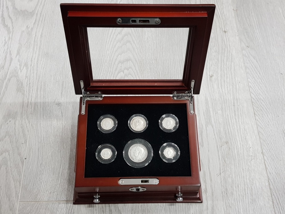 THE SECRET SILVER COINS OF THE US MINT COMPRISING 6 AUSTRALIAN SILVER COINS FROM 3D TO 2 SHILLING