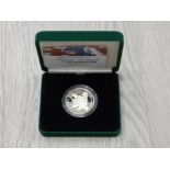 2004 ROYAL MINT SILVER PROOF £5 PIEDFORT CROWN NO 0936 WITH CERTIFICATE OF AUTHENTICITY
