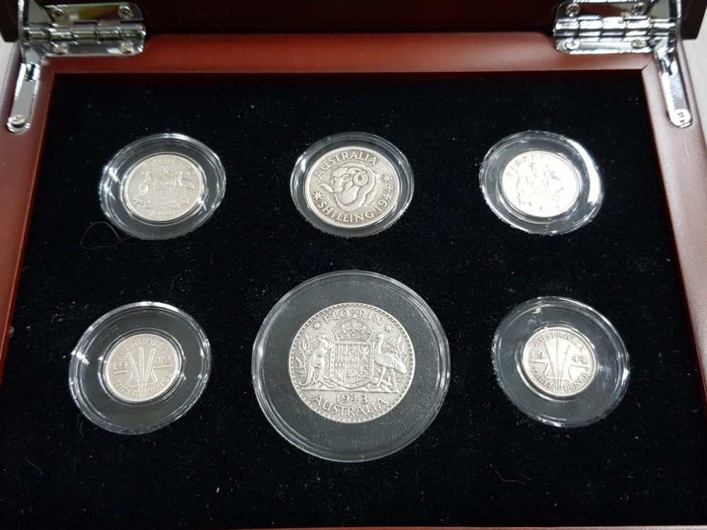 THE SECRET SILVER COINS OF THE US MINT COMPRISING 6 AUSTRALIAN SILVER COINS FROM 3D TO 2 SHILLING - Image 4 of 4