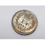 1842 THREE HALF PENCE SILVER HIGH GRADE