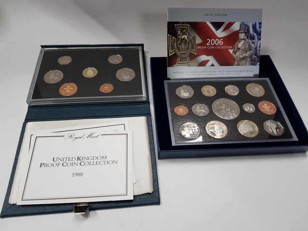 2 PROOF YEARLY SETS INCLUDING 2006 BRUNEL SET OF 13 COINS CONTAINING 5 POUND VIVAT REGINA, 2X 2 - Image 8 of 9