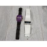 2 BOXED LADIES WRISTWATCHES INCLUDES DIESEL DZ-5132 110810 AND STORM 02559 DIGITAL WATCH