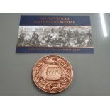 THE PISTRUCCI WATERLOO MEDAL IN ORIGINAL CASE WITH CERTIFICATE