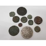 11 OLD ISLAMIC COINS MEDIEVAL TO 20TH CENTURY