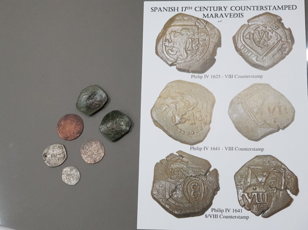 6 OLD COIN COLLECTION INCLUDING COBS, SILVER COINAGE ETC - Image 3 of 4