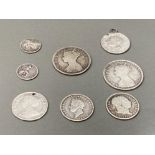 COLLECTION OF MIXED SILVER COINAGE UK SOME GOTHIC AND QUEEN ANNE