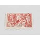 1918 BRADBURY 5S SEAHORSE FRESH UNMOUNTED MINT