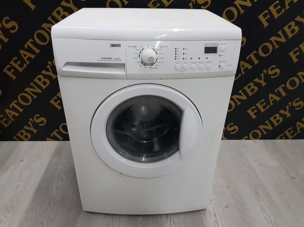 ZANUSSI FLEXI DOSE 64G 1400 SPIN WASHER IN WHITE