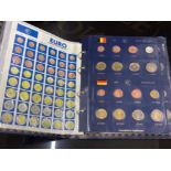 ORIGINAL 12 EURO COINAGE C/W LIGHT HOUSE ALBUM B UNC