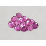 4.86 CARATS RUBIES OVAL CUTS