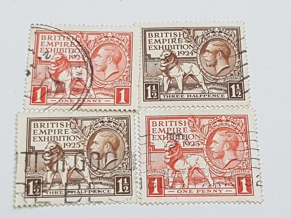 1924 AND 1925 WEMBLEY EXHIBITION SETS BOTH FINE USED