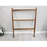 EDWARDIAN PINE CLOTHES HORSE