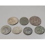 7 ROMAN COIN COLLECTION ALL WITH GOOD GRADES