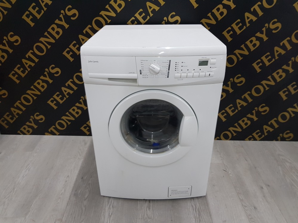 JOHN LEWIS JLWM1203 WASHING MACHINE IN WHITE