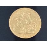 22CT GOLD 1903 FULL SOVEREIGN COIN