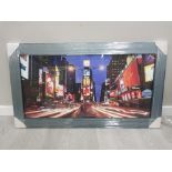 FRAMED PICTURE OF NEW YORK CITY 100X50CM