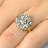 A brilliant-cut diamond cluster ring.Estimated total diamond weight 2.90cts,