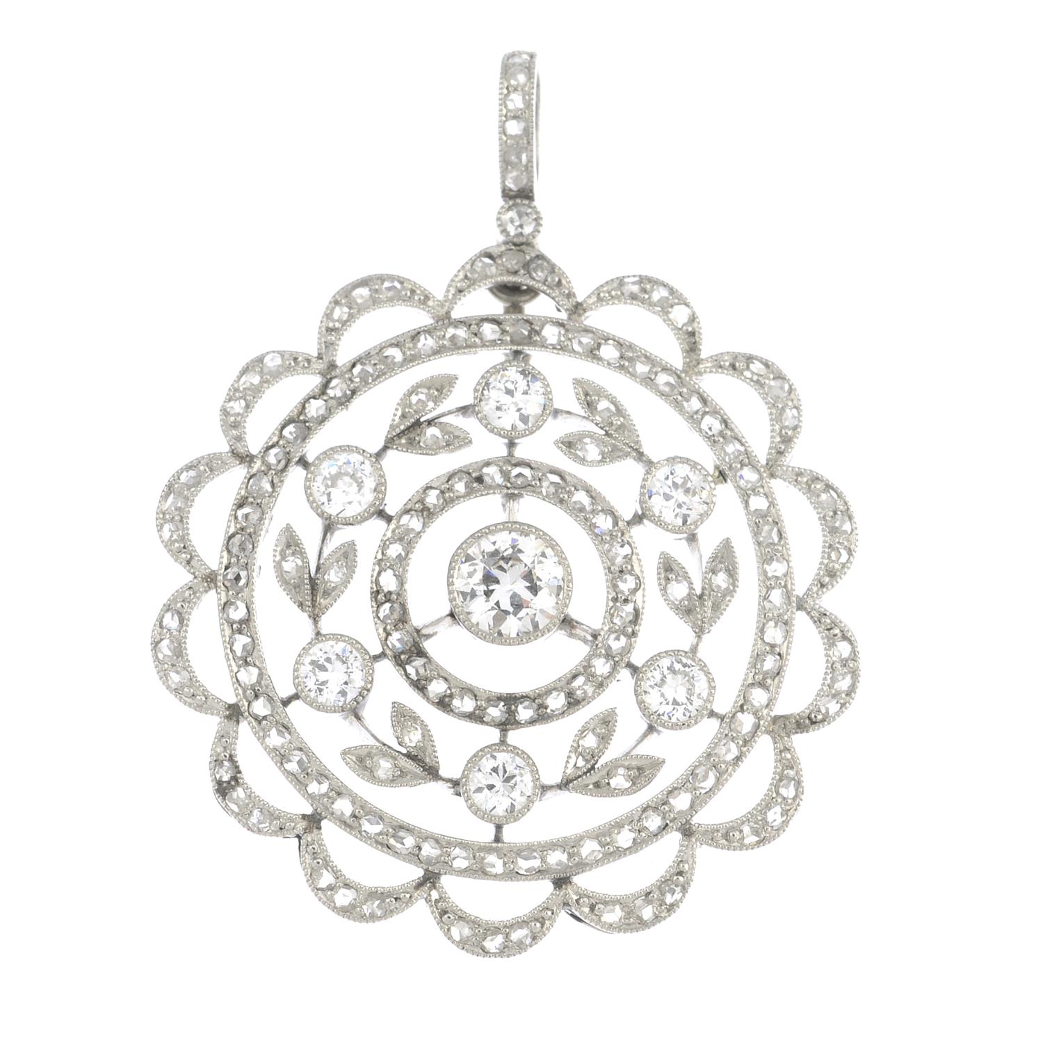 A Belle Epoque platinum, - Image 4 of 4