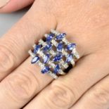 A sapphire and diamond dress ring, by Alfieri & St.