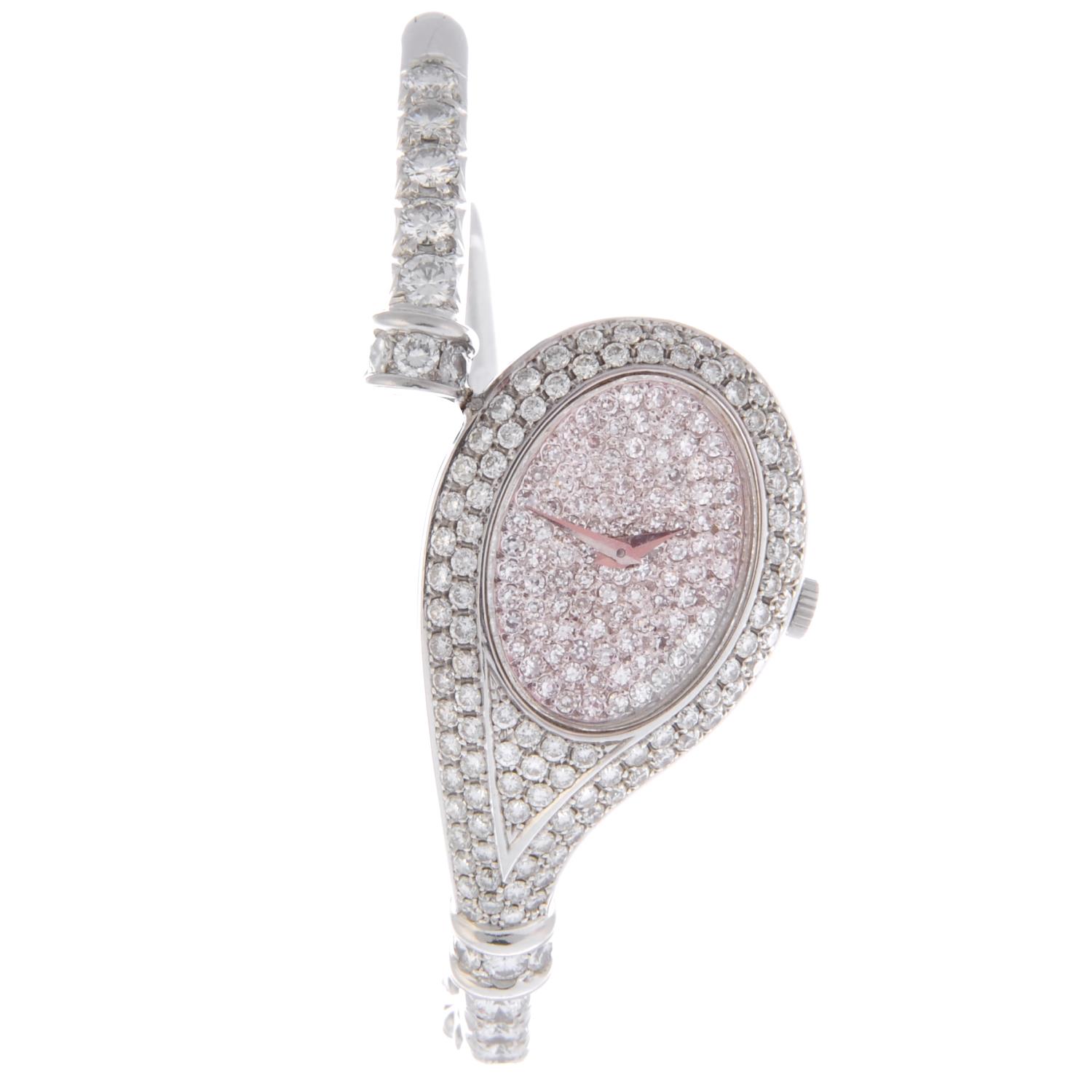 CHOPARD - a lady's bangle watch.