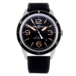 BELL & ROSS - a gentleman's BR-123 Sport Heritage wrist watch.