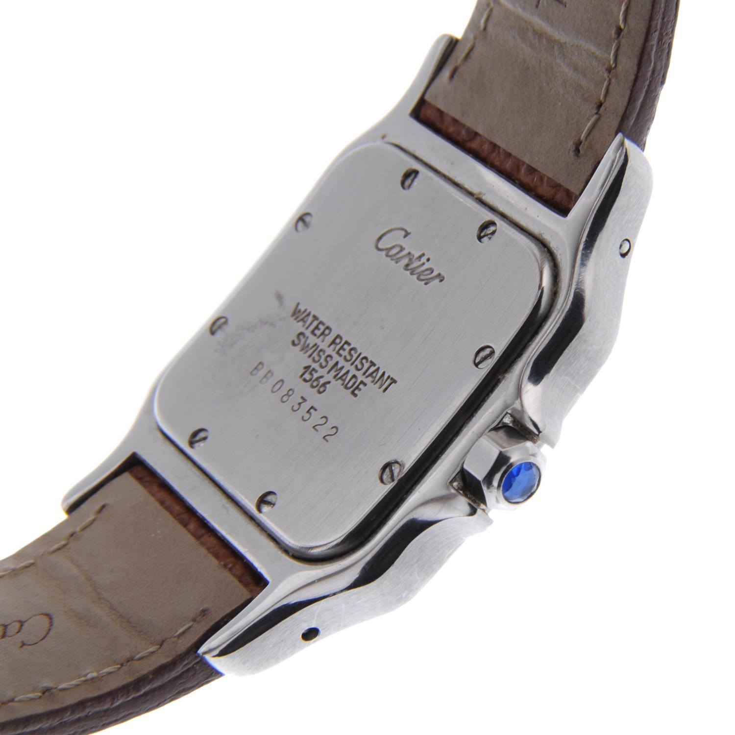 CARTIER - a mid-size Santos wrist watch. - Image 2 of 3