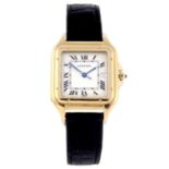 CARTIER - a mid-size Panthere wrist watch.