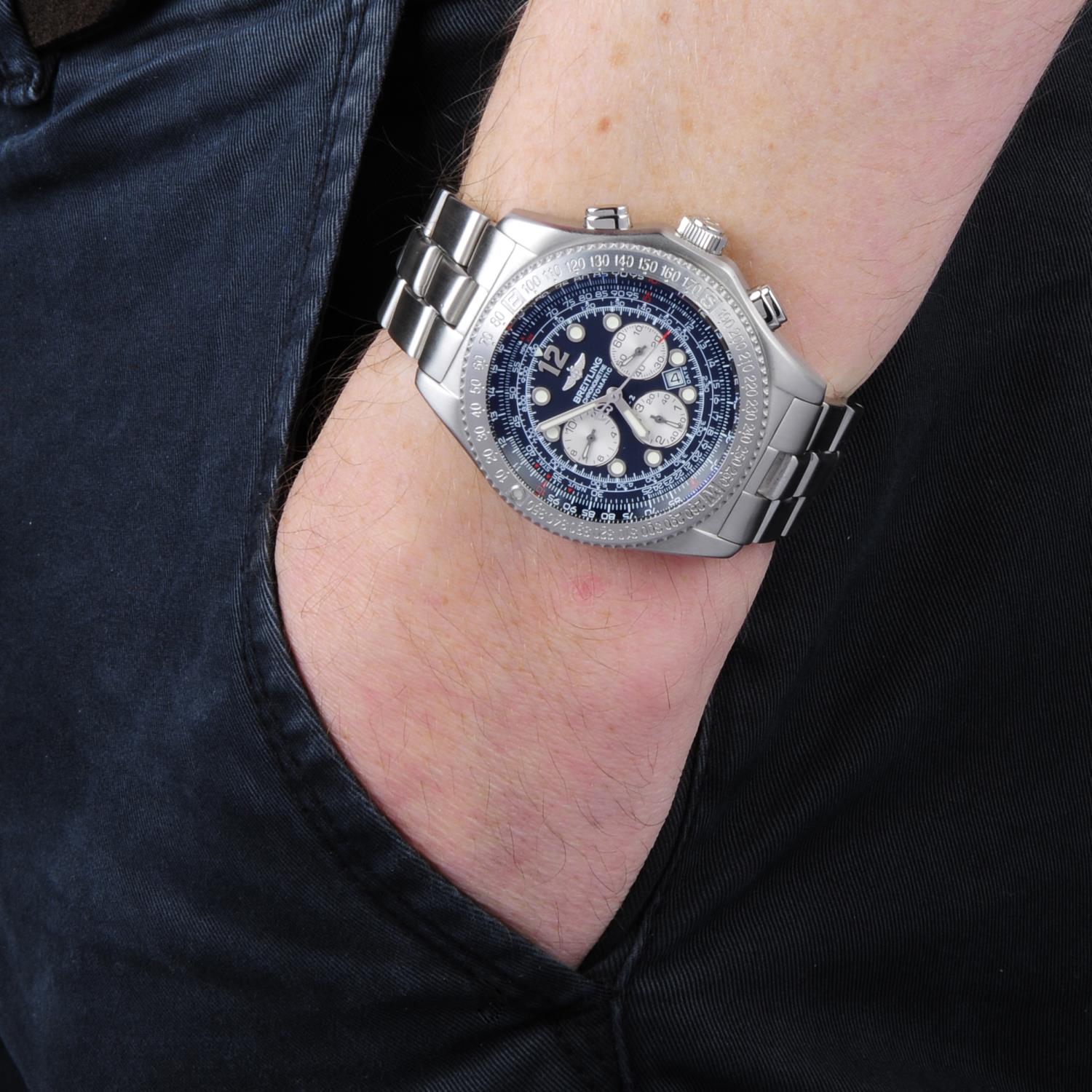 BREITLING - a gentleman's B-2 chronograph bracelet watch. - Image 3 of 3