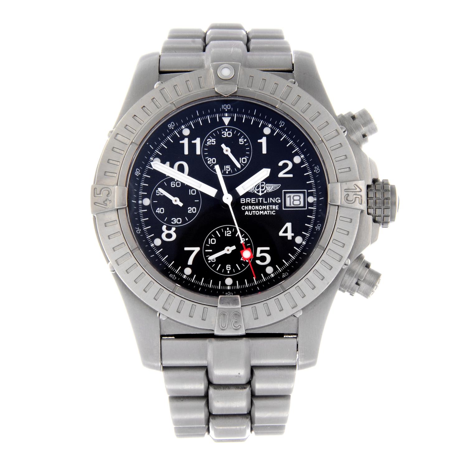 BREITLING - a gentleman's Avenger chronograph bracelet watch.