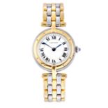 CARTIER - a lady's Panthere Vendome bracelet watch.