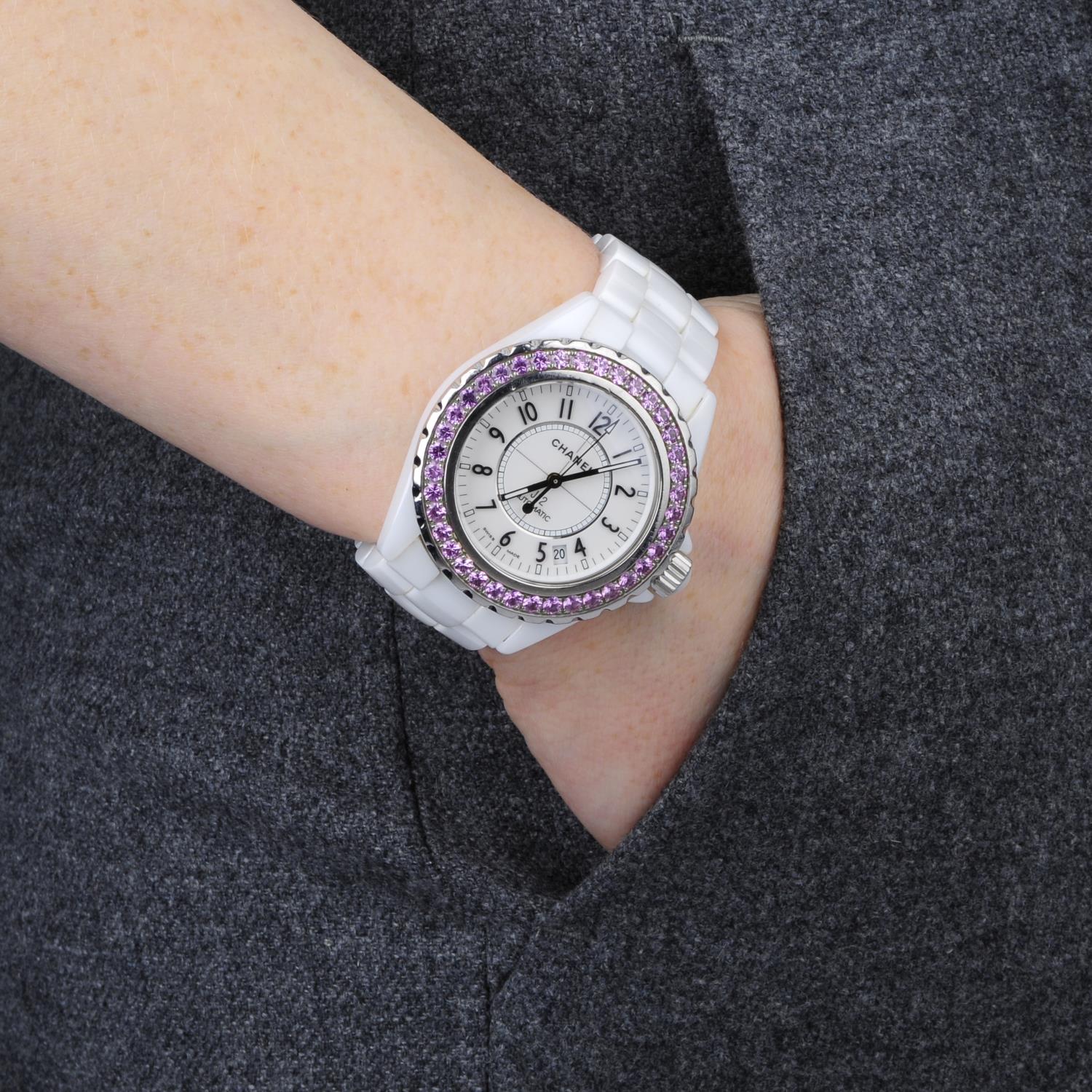 CHANEL - a lady's J12 bracelet watch. - Image 3 of 3