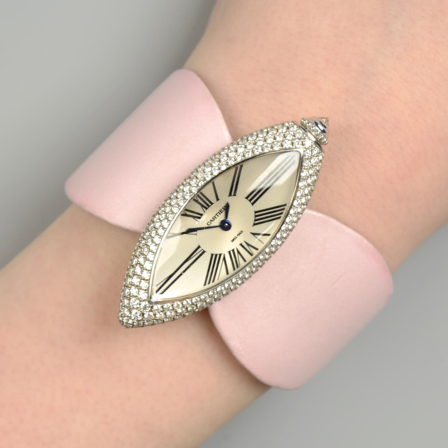 CARTIER - a lady's Libre Calisson wrist watch. - Image 7 of 12