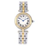 CARTIER - a lady's Panthere Vendome bracelet watch.