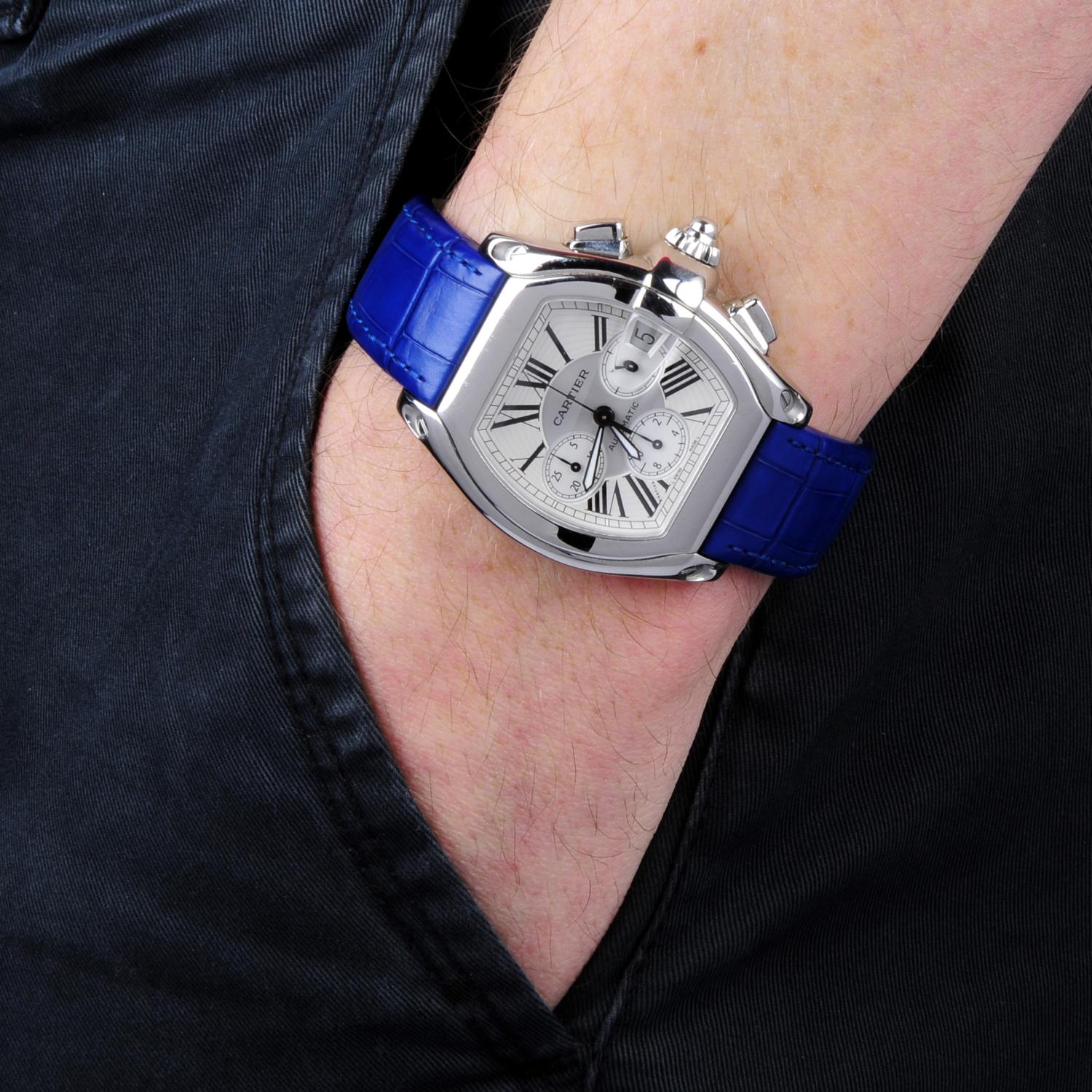 CARTIER - a gentleman's Roadster chronograph wrist watch. - Image 4 of 4