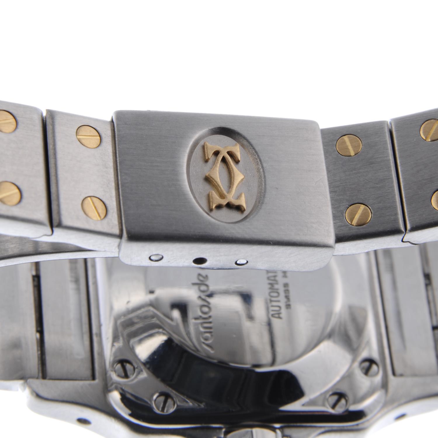 CARTIER - a lady's Santos bracelet watch. - Image 2 of 5