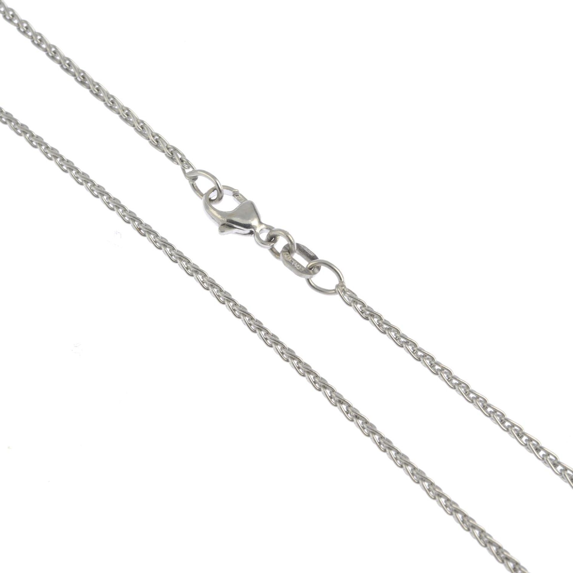 A brilliant-cut diamond necklace, - Image 3 of 3