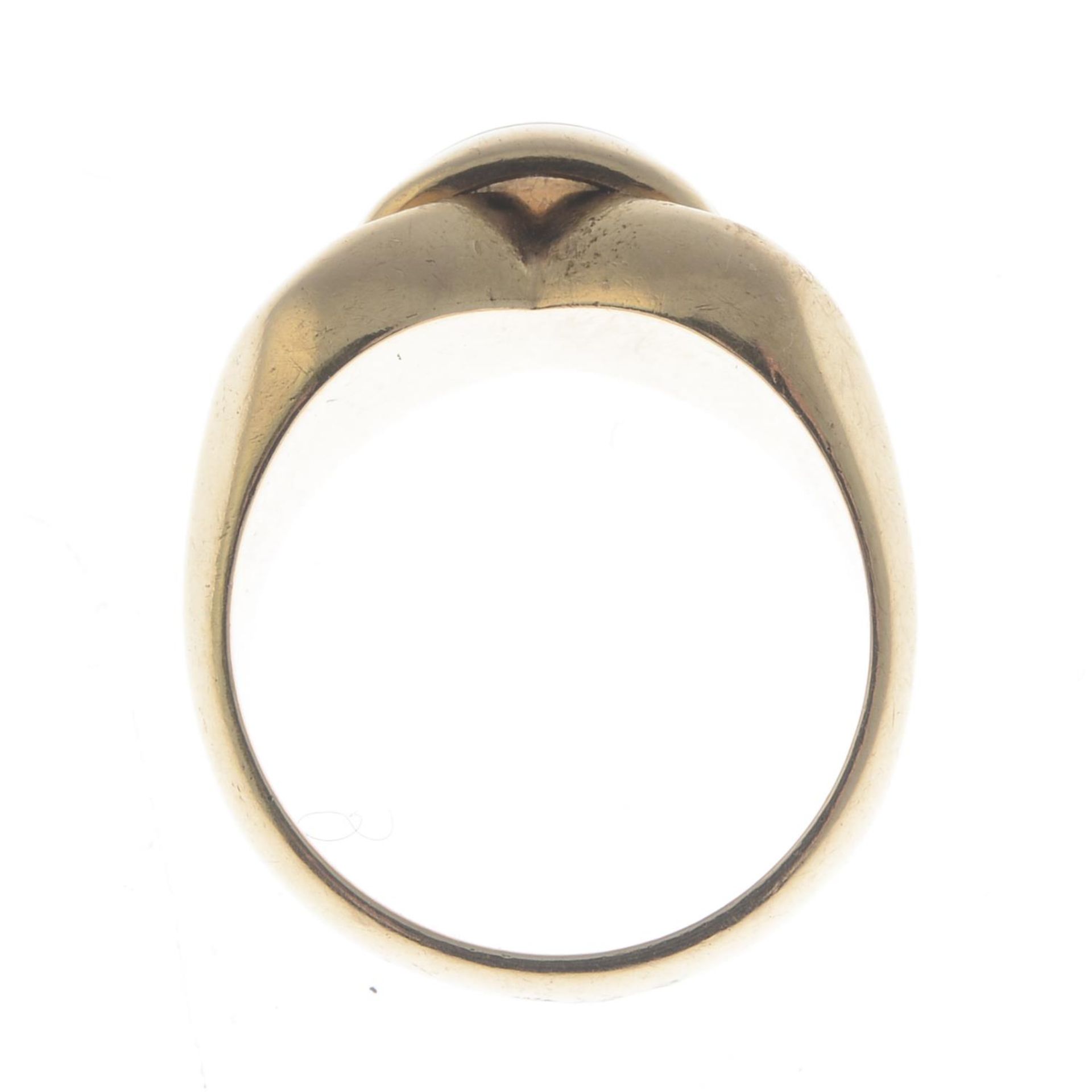 A mid 20th century 18ct gold ring.Ring size L1/2. - Image 2 of 3