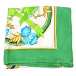 HERMÈS - a 'Caraibes' silk scarf.