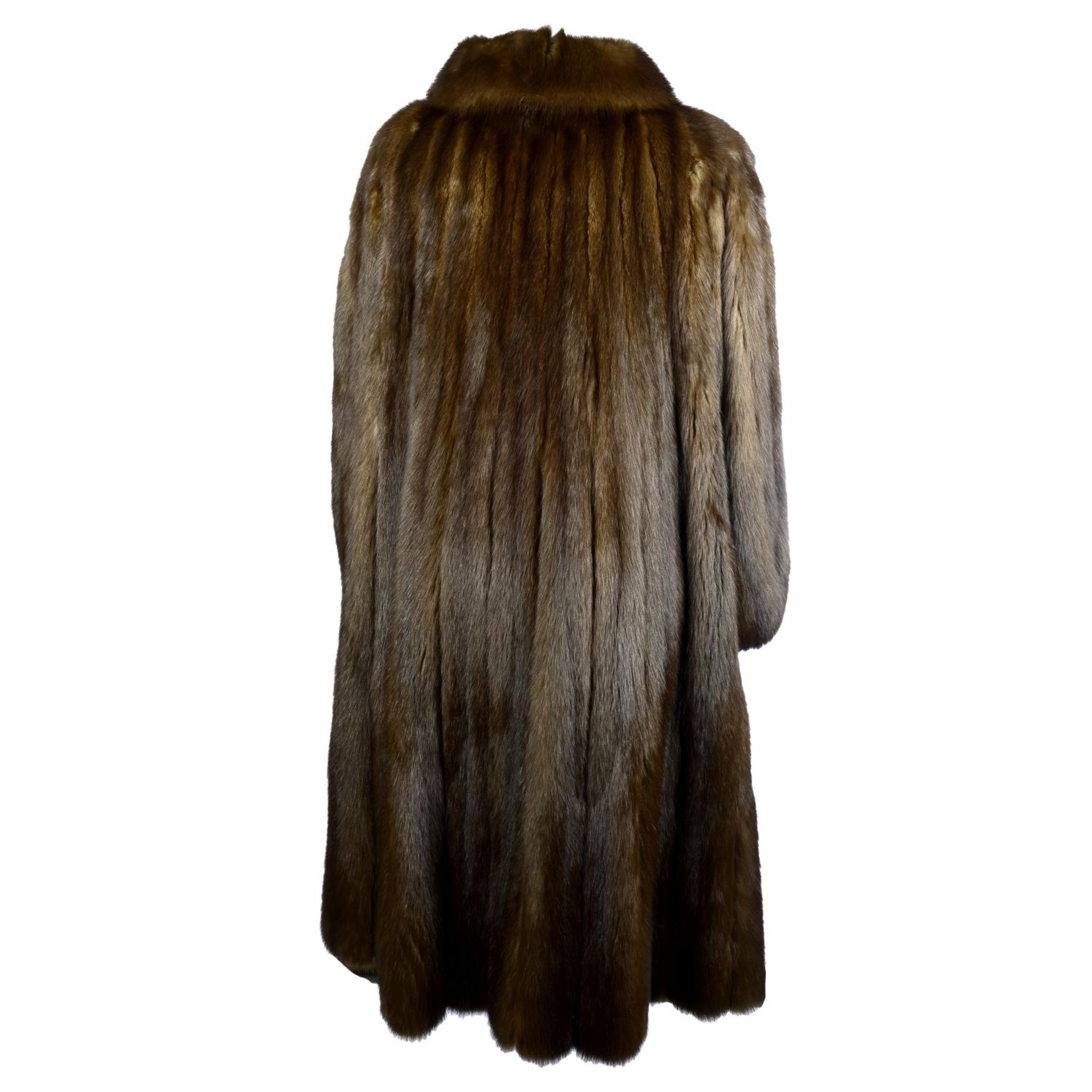 YVES SAINT LAURENT - a full length sable fur coat. - Bild 2 aus 3